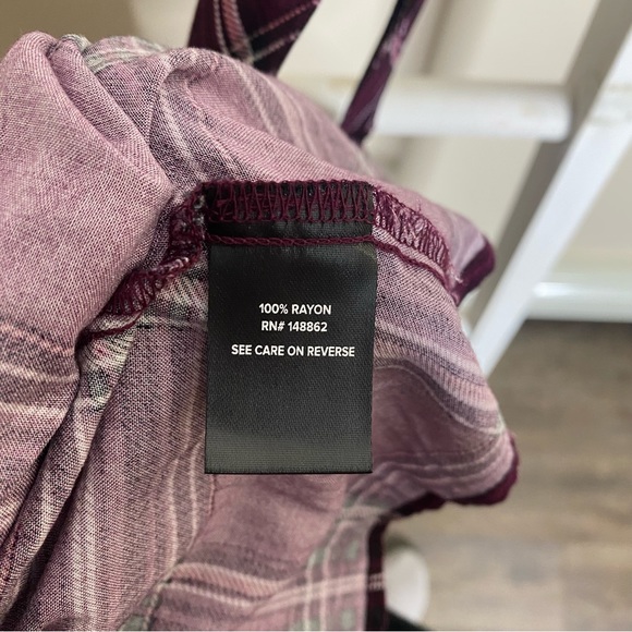 Torrid Purple Plaid Mini Challis Skirtall. Size 2. - Picture 7 of 13